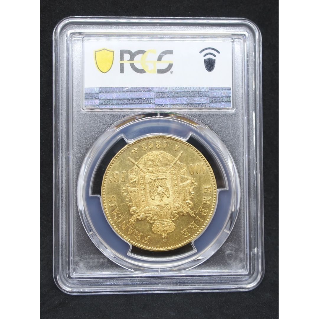 1868A フランス 100フラン金貨 ナポレオン3世 MS62 PCGS – CoinBlessing(コインブレッシング)