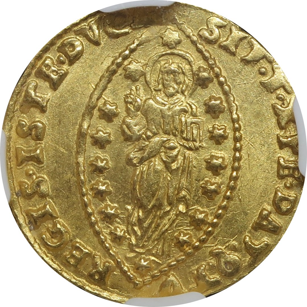 1688-94 イタリア ゼッキーノ金貨 ヴェニス フランチェスコ・モ 1688-94 イタリア ゼッキーノ金貨 ヴェニス フランチェスコ・モ