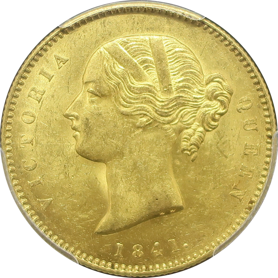 レア!英国東インド会社 1817 シルバー 1841 イギリス領インド モハール金貨 東インド会社 ヴィクトリア