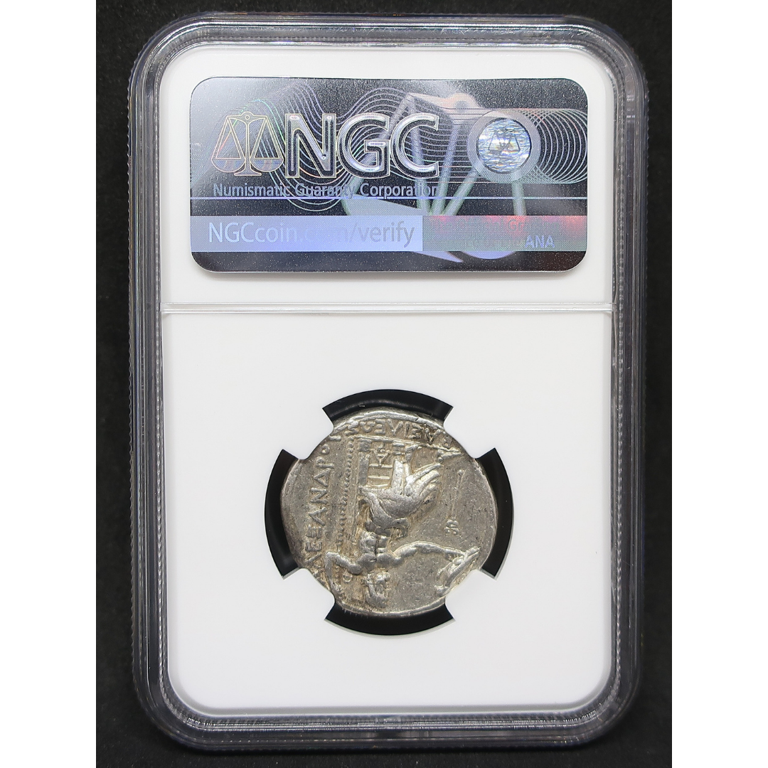 336-323 BC マケドニア王国 テトラドラクマ銀貨 アレキサンダー大王 XF 5/5-4/5 NGC - CoinBlessing(コインブレッシング)