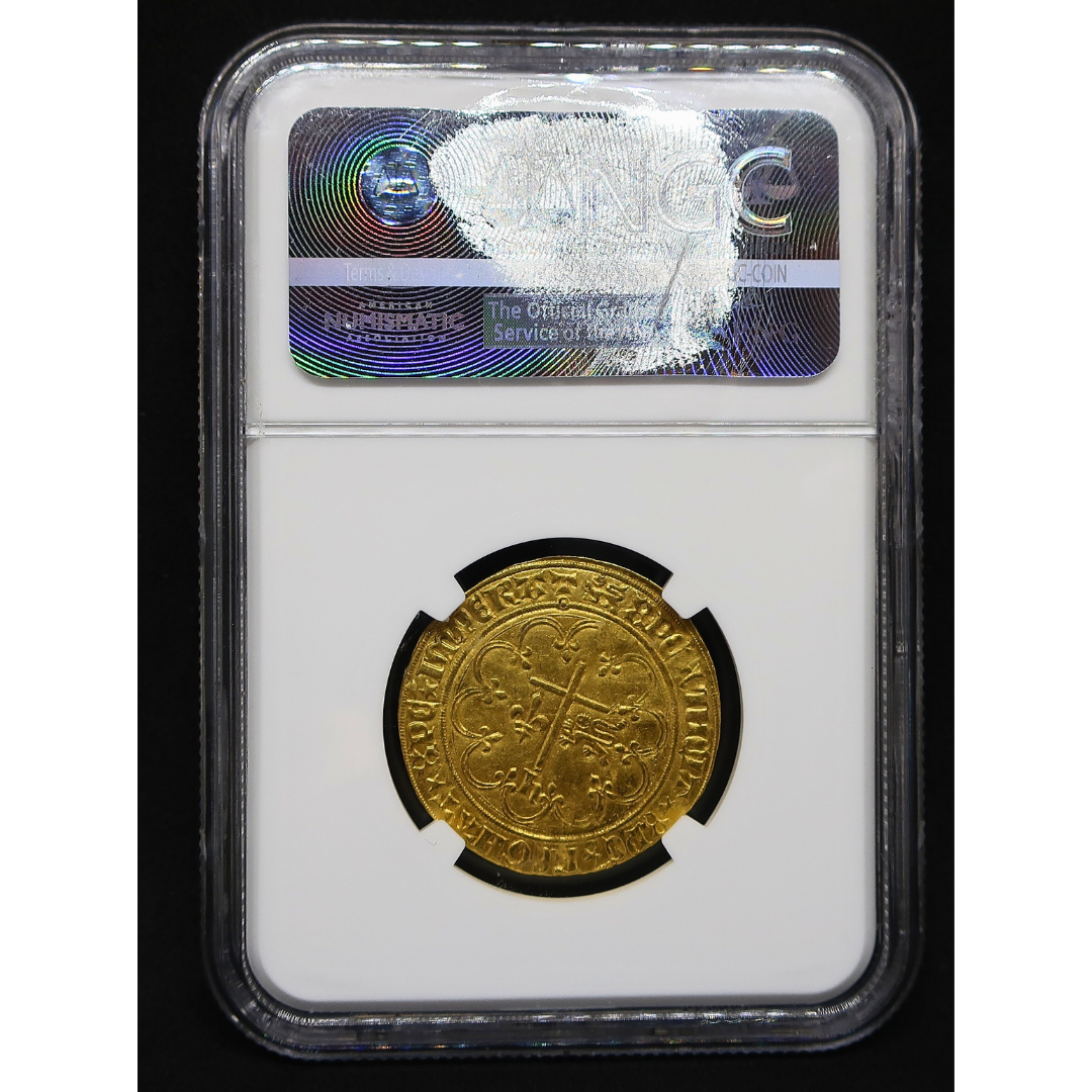 1422-53 フランス サリュー金貨 ヘンリー6世 MS61 NGC image5