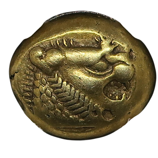 610-546BC リディア帝国 1/3スタテル金貨 エレクトラム XF 4/5-4/5 NGC | アンティークコイン 表