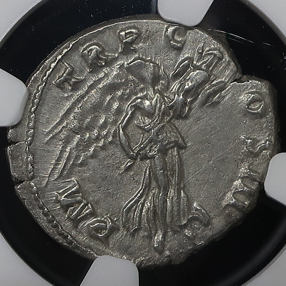 117-138 ローマ帝国 デナリウス銀貨 ハドリアヌス ChXF 4/5-4/5 NGC鑑定済み image7