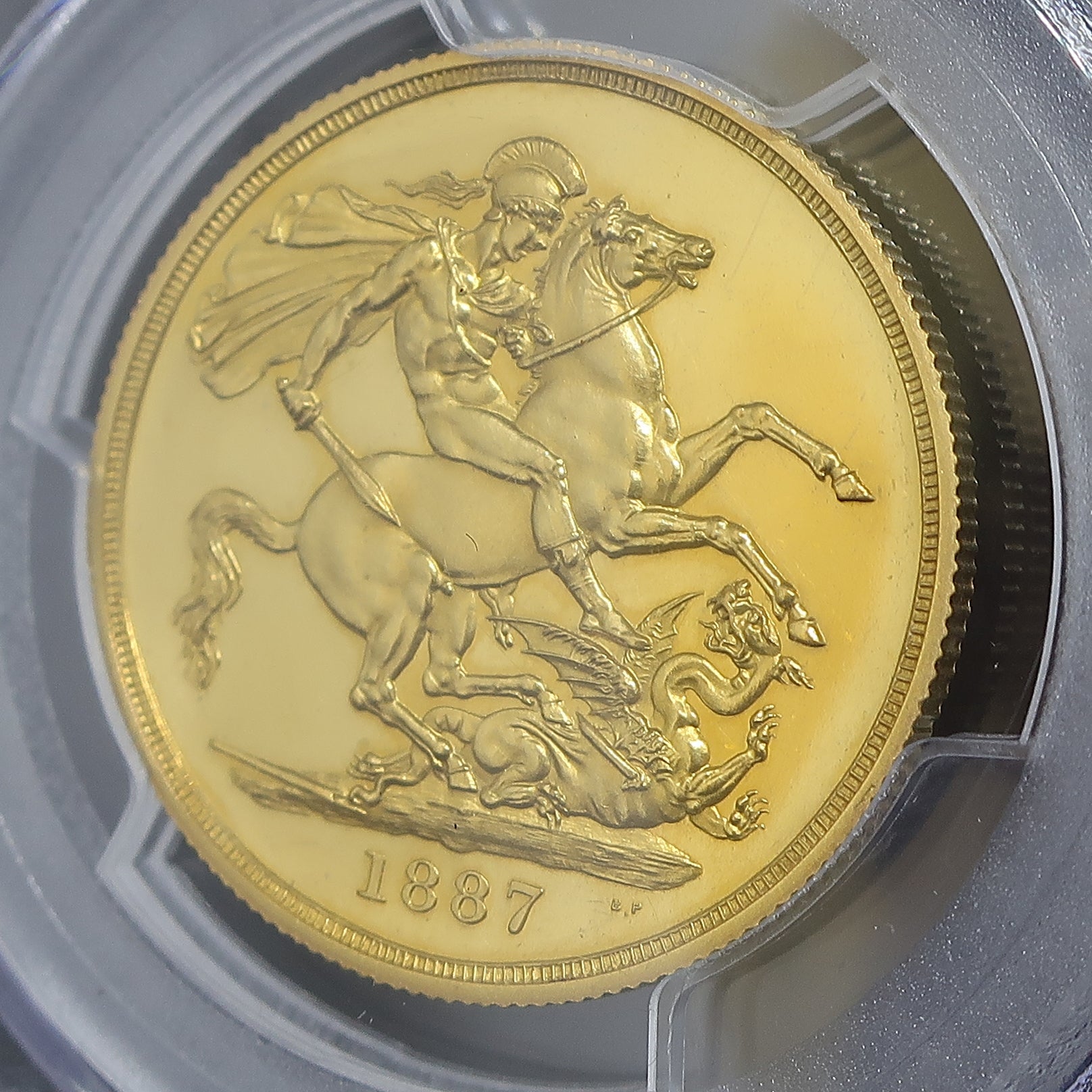 1887 イギリス 2ポンド金貨 ヴィクトリア女王 ジュビリーヘッド PR62