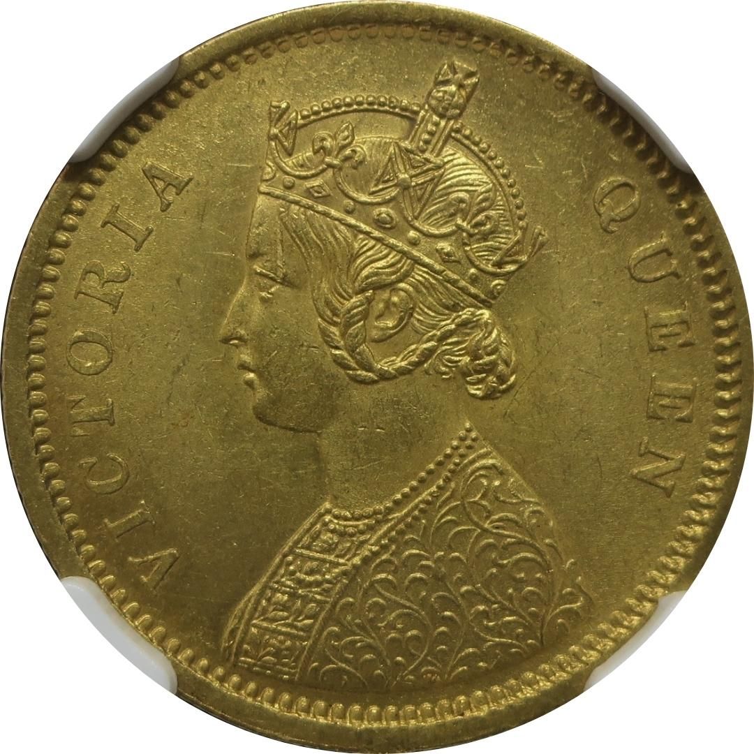 1862(c) イギリス 英領インド モハール金貨 MS62 NGC カルカッタ - CoinBlessing