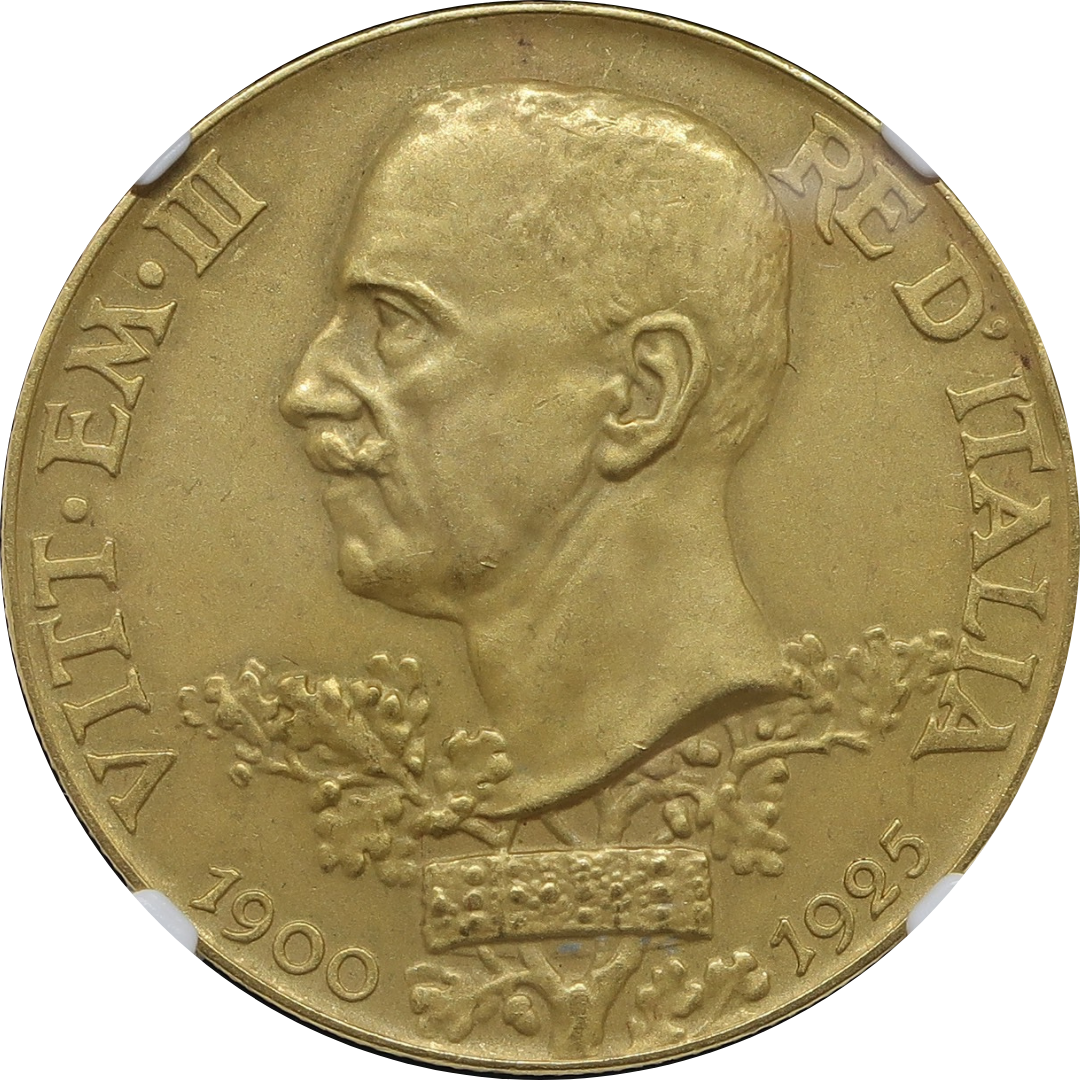 1925 イタリア 100リレ金貨 ヴィットリオ・エマニュエレ3世 PF62 MATTE 1925 イタリア 100リレ金貨 ヴィットリオ・エマニュエレ3世 PF62 MATTE