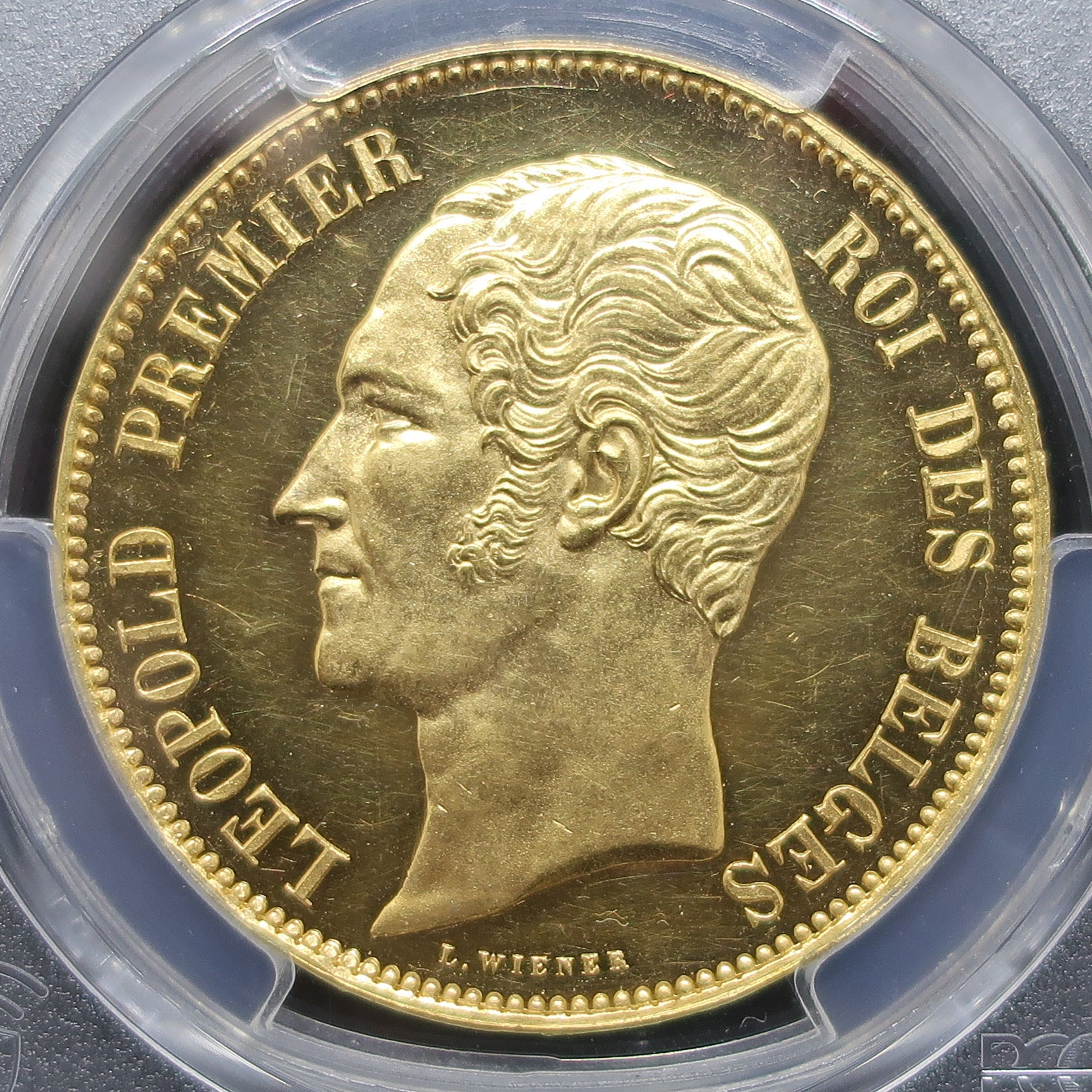 1853 ベルギー 100フラン金貨 レオポルド1世 皇太子ご成婚記念 PCGS PR62 DC DeepCameo – CoinBlessing( コインブレッシング)