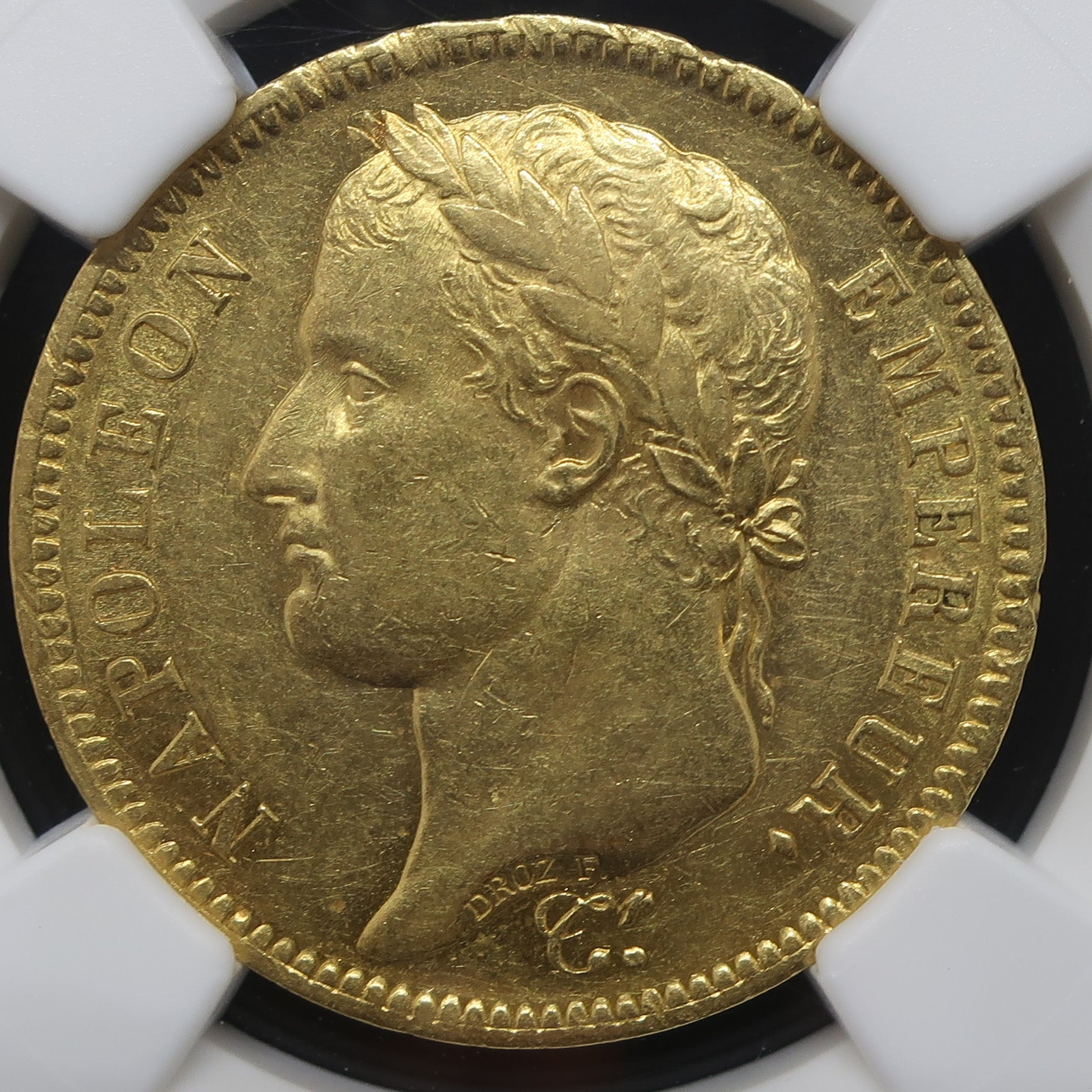 1812A フランス 100フラン金貨 皇帝ナポレオン1世 AU58 NGC 