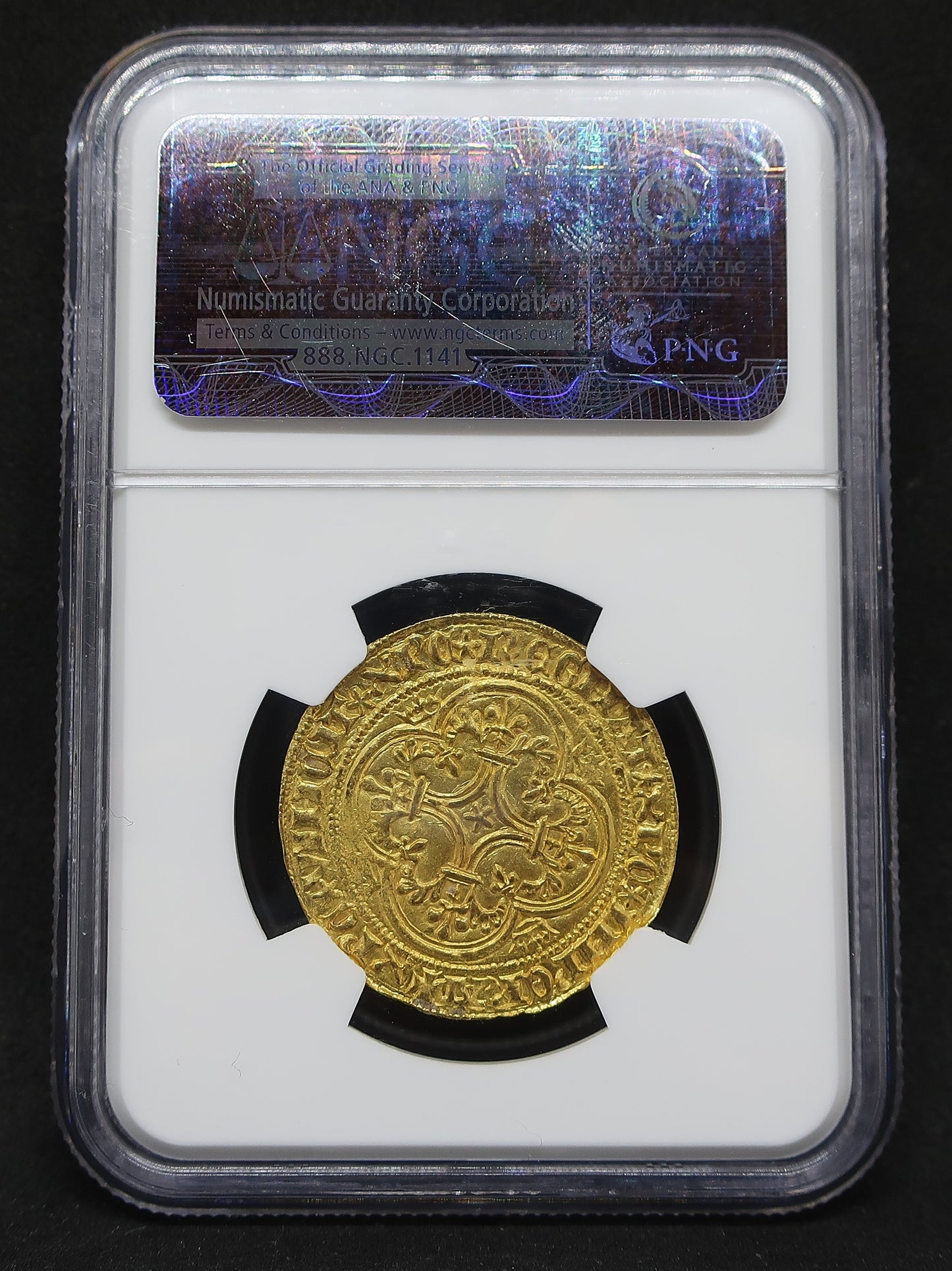 【シャルル6世】1380-1422 フランス エキュドール金貨 MS63 NGC鑑定済み - CoinBlessing(コインブレッシング)