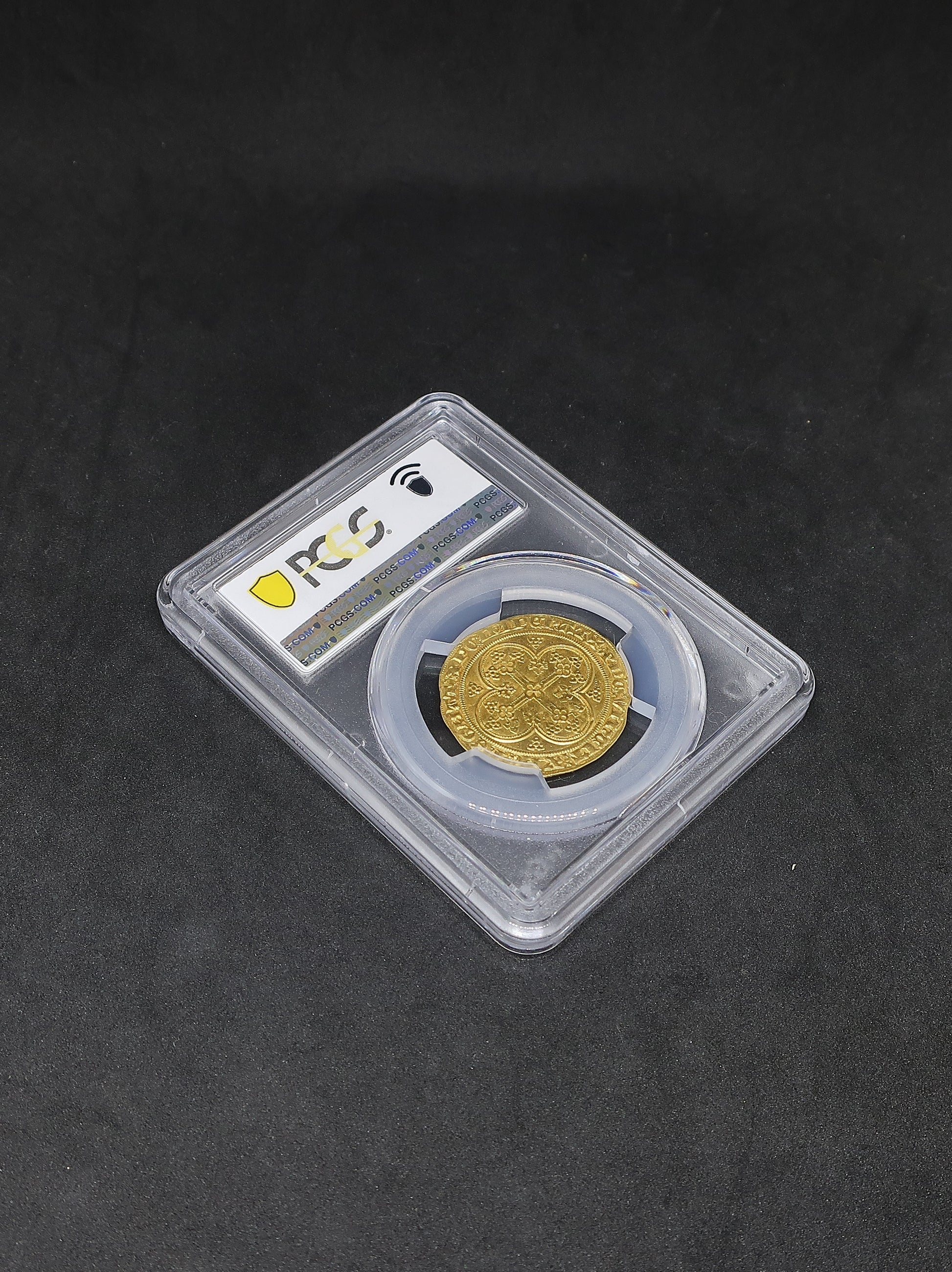 1328-50 フランス エキュドール金貨 フランカシェーズ MS62 PCGS鑑定済み image8