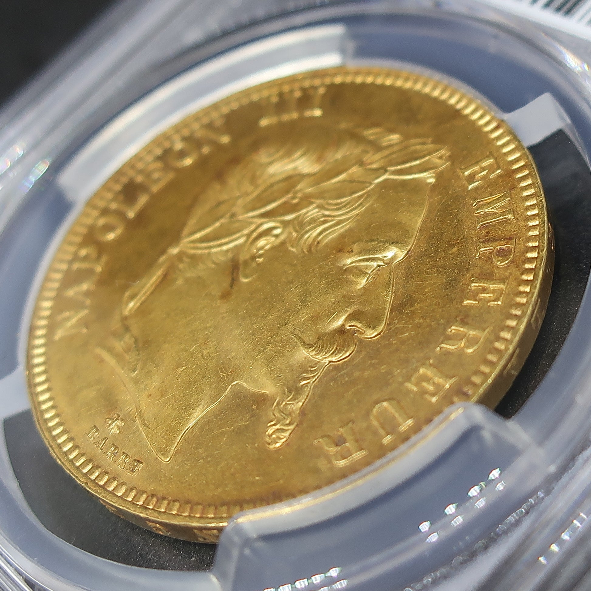 1869A フランス 100フラン金貨 皇帝ナポレオン3世 MS63 PCGS image6