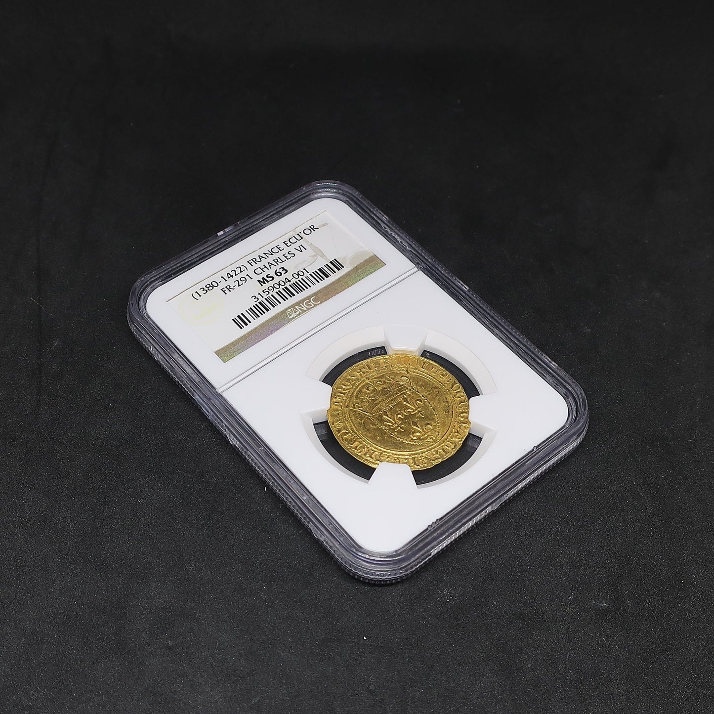 【シャルル6世】1380-1422 フランス エキュドール金貨 MS63 NGC鑑定済み - CoinBlessing(コインブレッシング)