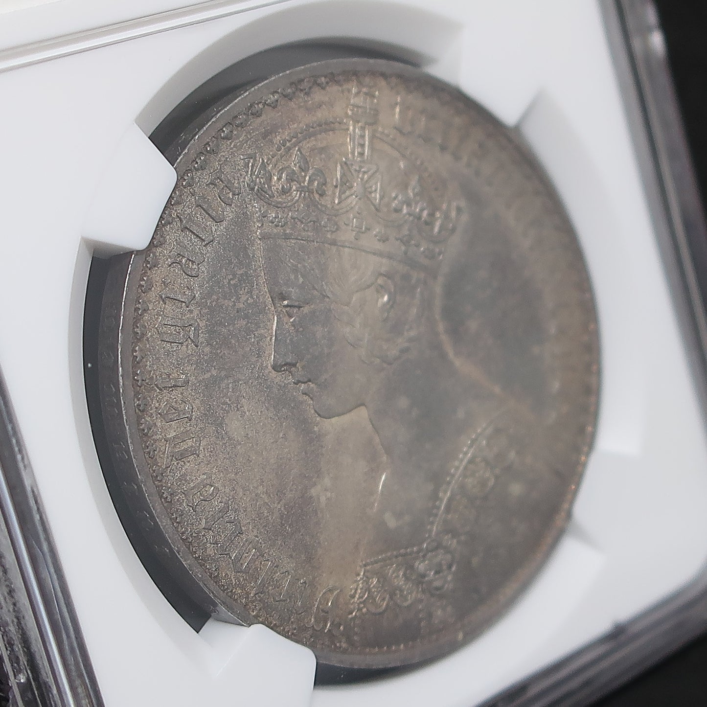 1847 イギリス ゴシッククラウン銀貨 ヴィクトリア女王 アンデシモ PF62 NGC鑑定済み