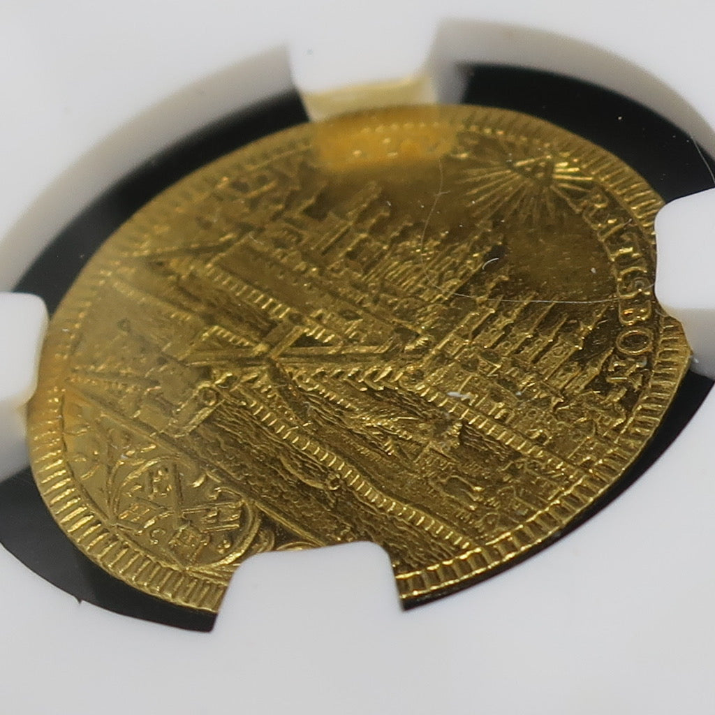 1765-90 ドイツ レーゲンスブルク ダカット金貨 都市景観 ヨーゼフ2世 AU58 NGC – CoinBlessing(コインブレッシング)