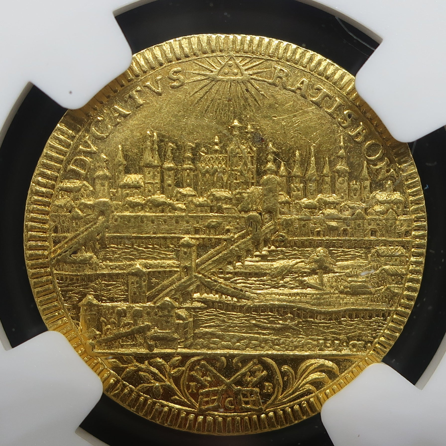 1765-90 ドイツ レーゲンスブルク ダカット金貨 都市景観 ヨーゼフ2世 AU58 NGC – CoinBlessing(コインブレッシング)