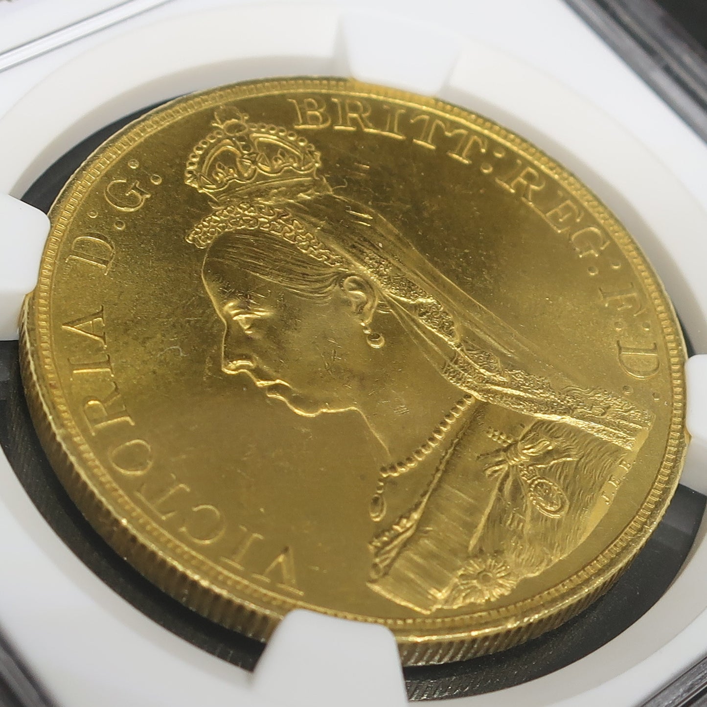 1887 イギリス 5ポンド金貨 ジュビリーヘッド MS63 NGC