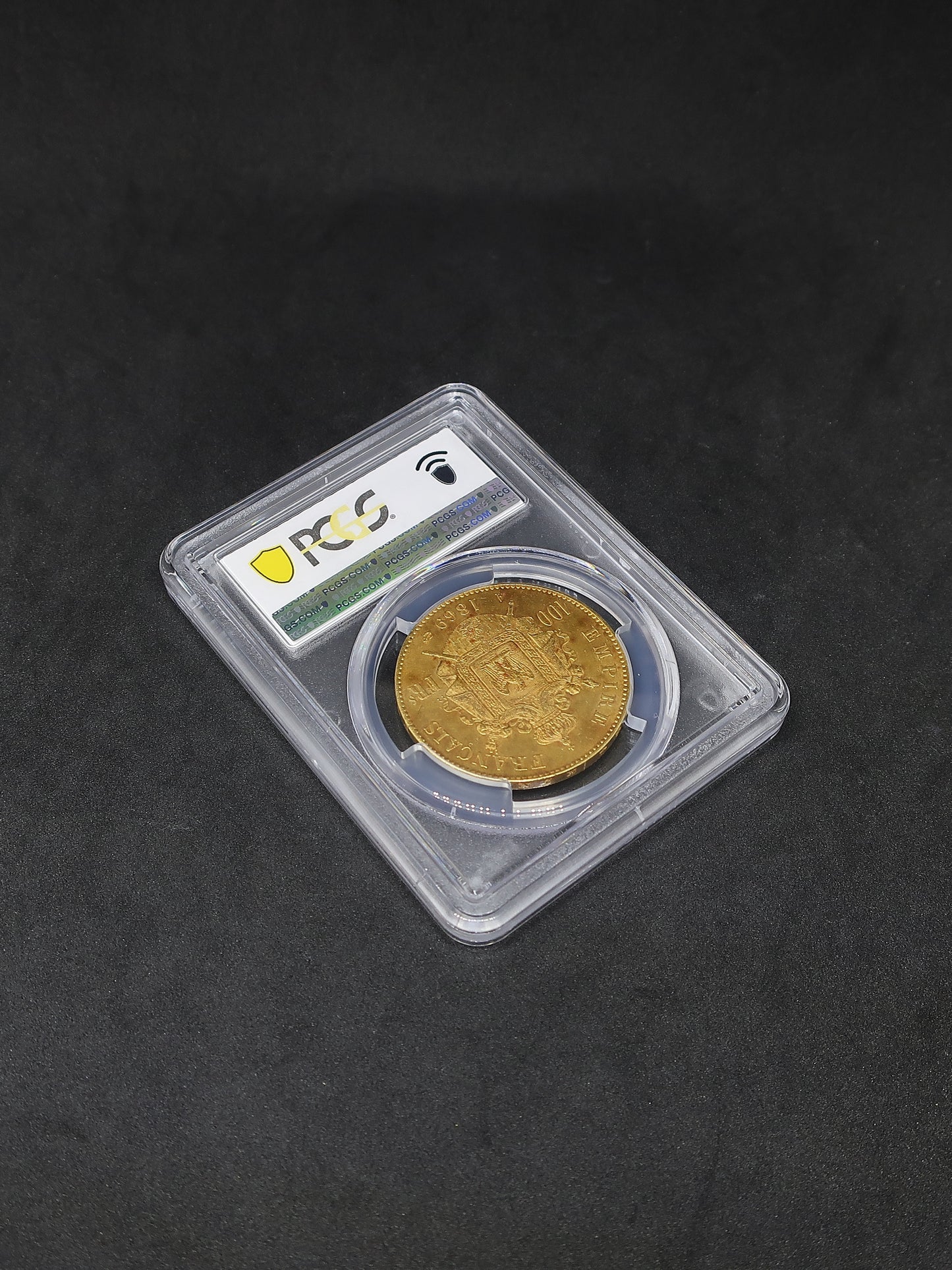 1869A フランス 100フラン金貨 皇帝ナポレオン3世 MS63 PCGS image9