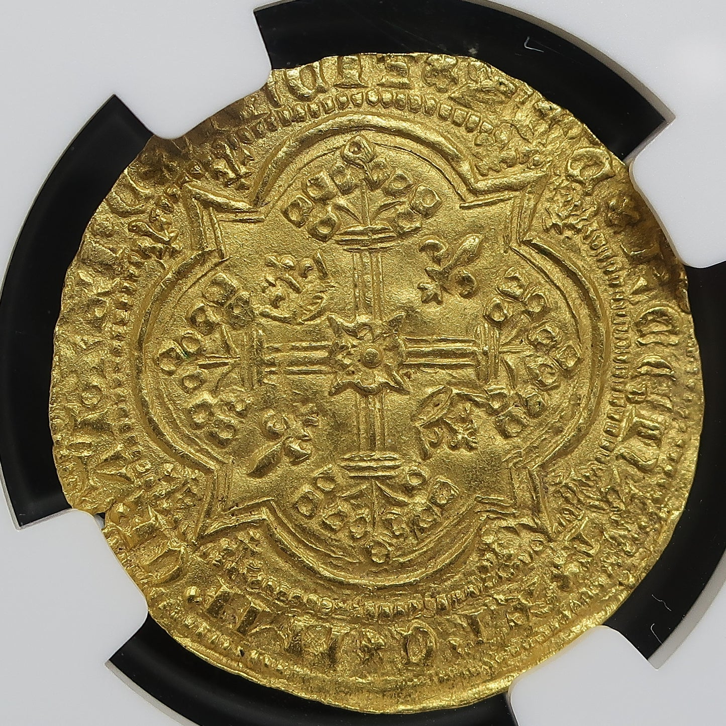 1364-1380 フランス フランカピエ金貨 MS63 NGC シャルル5世 image11