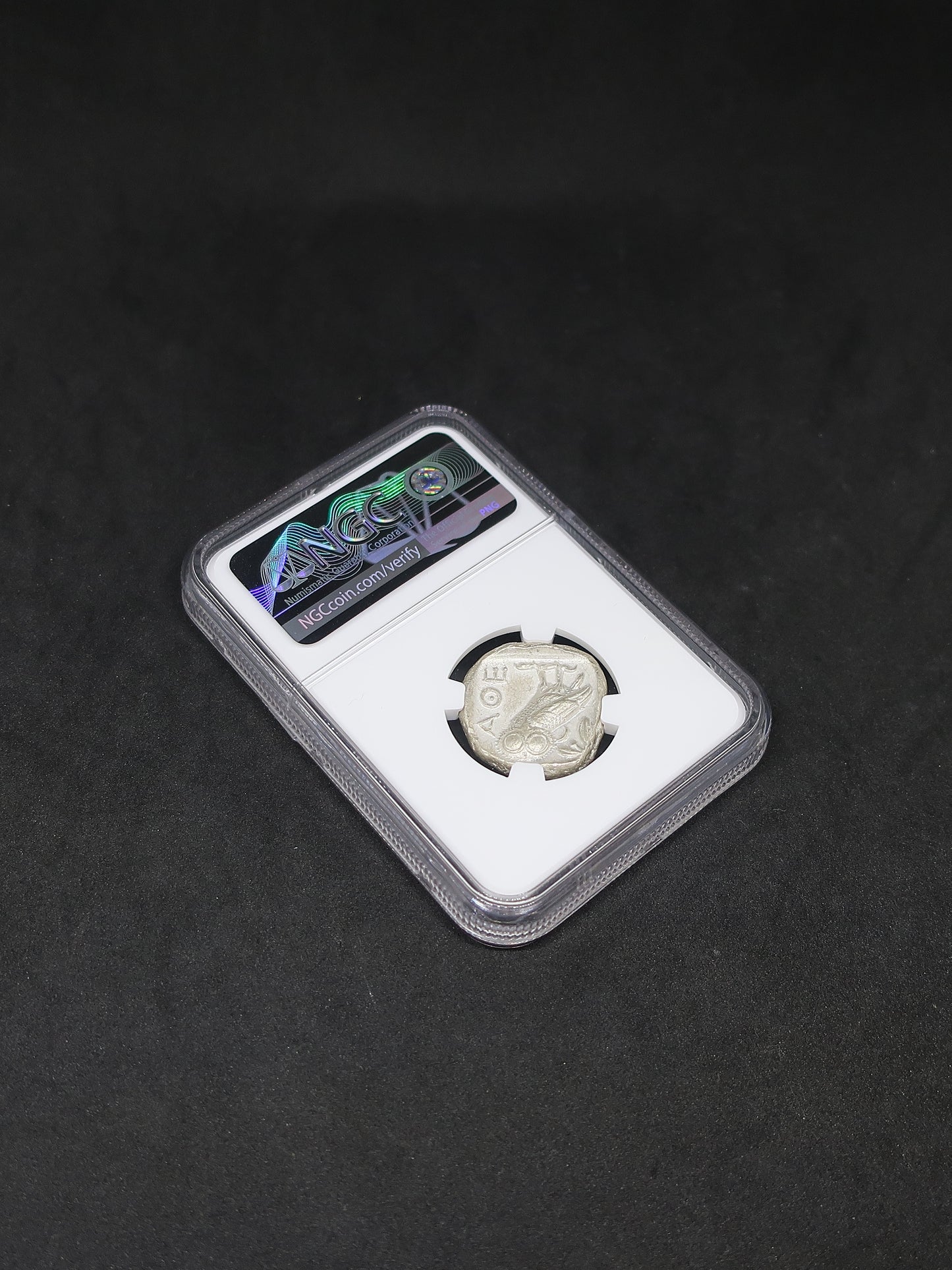 440-404 BC 古代ギリシャ アッティカ アテネ テトラドラクマ銀貨 ChAU4/5-4/5 NGC鑑定済み