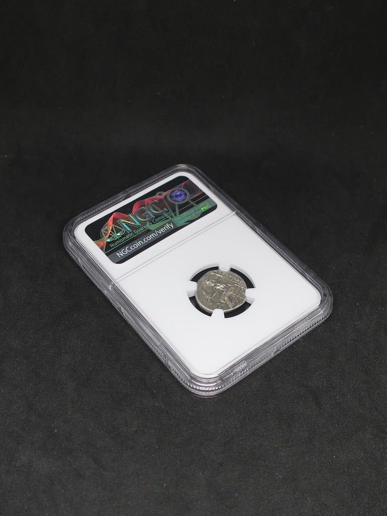 336-323 BC 古代マケドニア ドラクマ銀貨 アレキサンダー3世 XF4/5-3/5 NGC 画像9