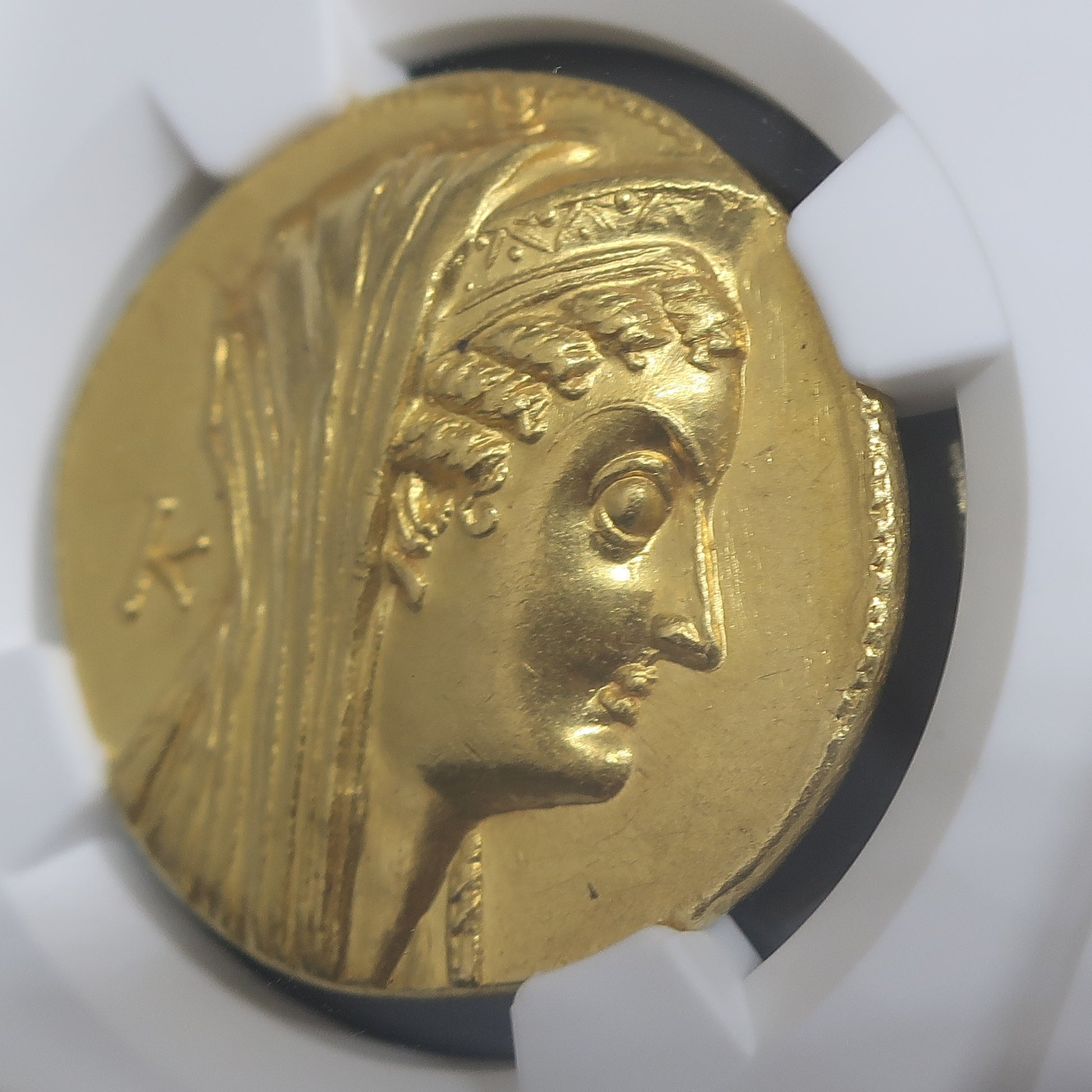 270/68BC プトレマイオス朝  オクタドラクマ金貨 アルシノエ2世 image10
