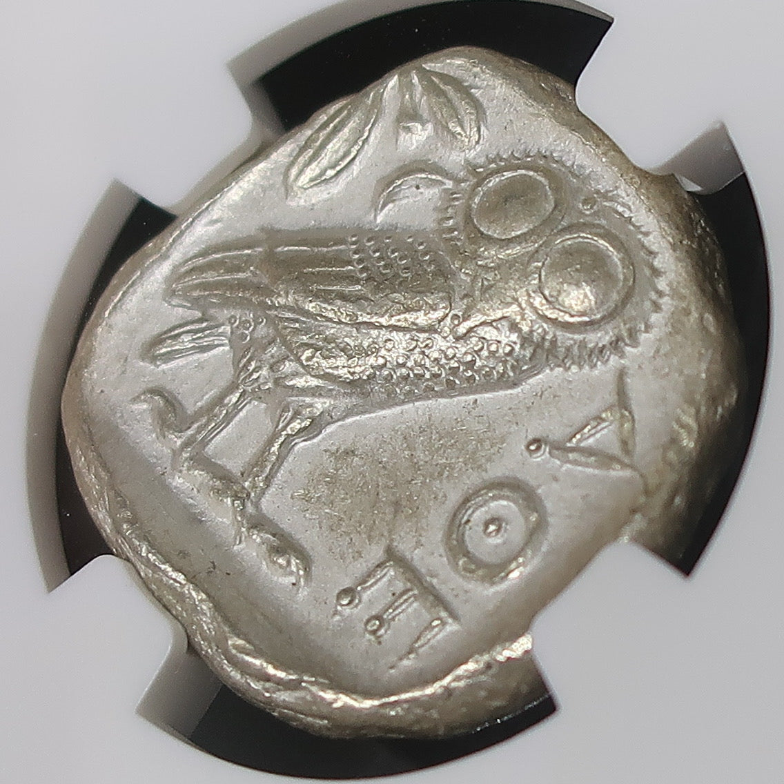 440-404 BC 古代ギリシャ アッティカ アテネ テトラドラクマ銀貨 ChAU4/5-4/5 NGC鑑定済み
