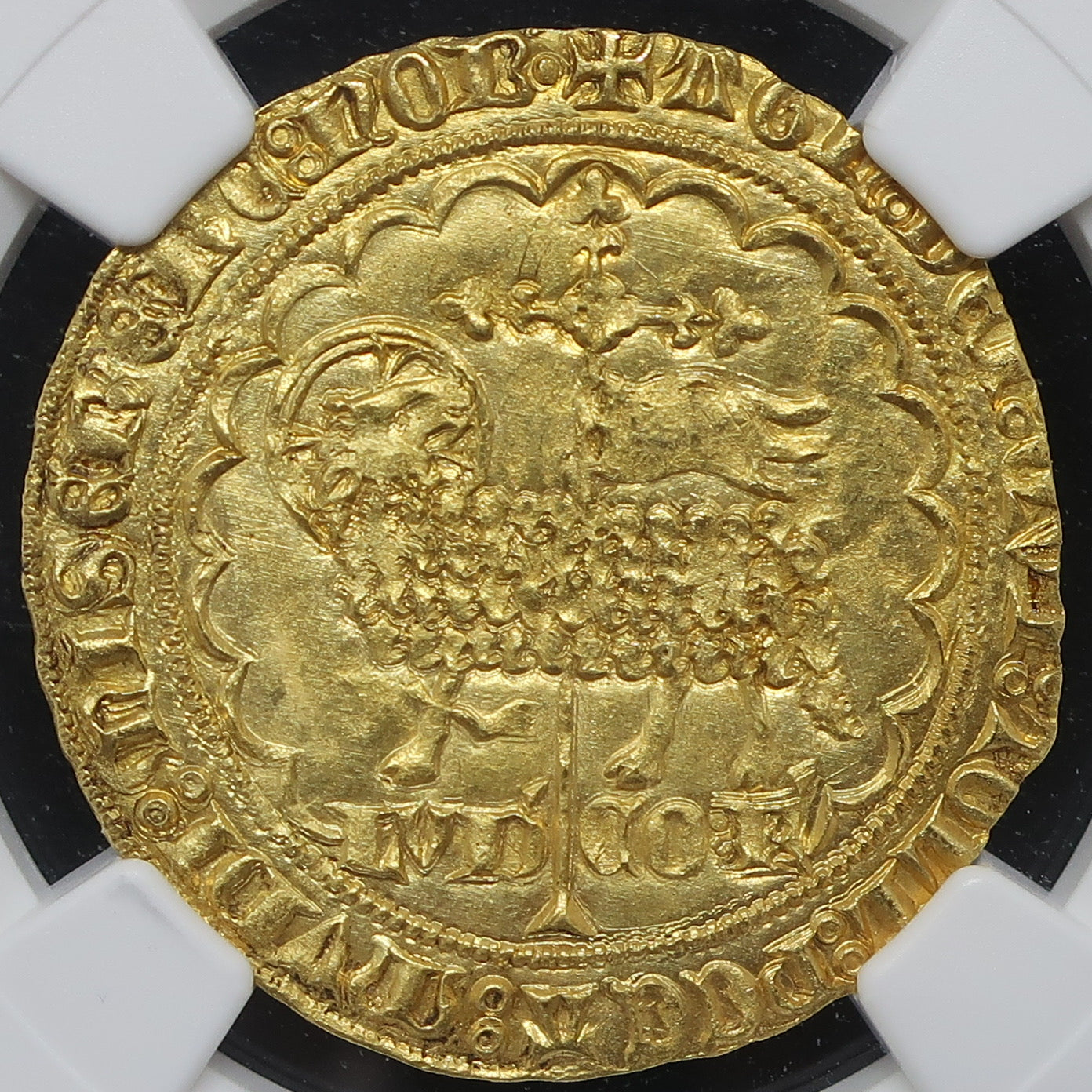 1346-1384 ベルギー ルイ・デ・マーレ ムートンドール金貨 神の子羊 MS63 NGC - CoinBlessing(コインブレッシング)