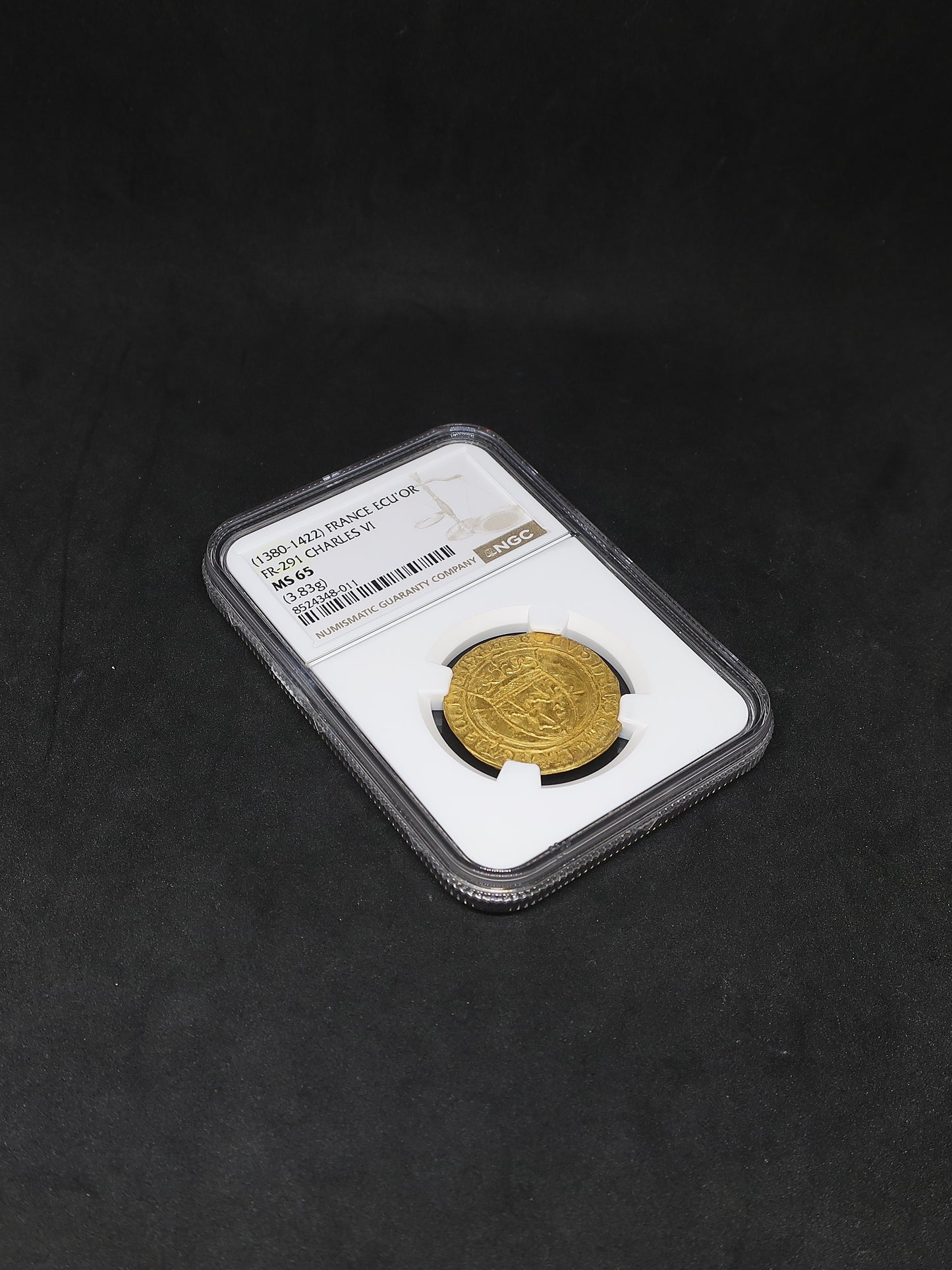 1380-1422 フランス エキュドール金貨 MS65 NGC鑑定済み