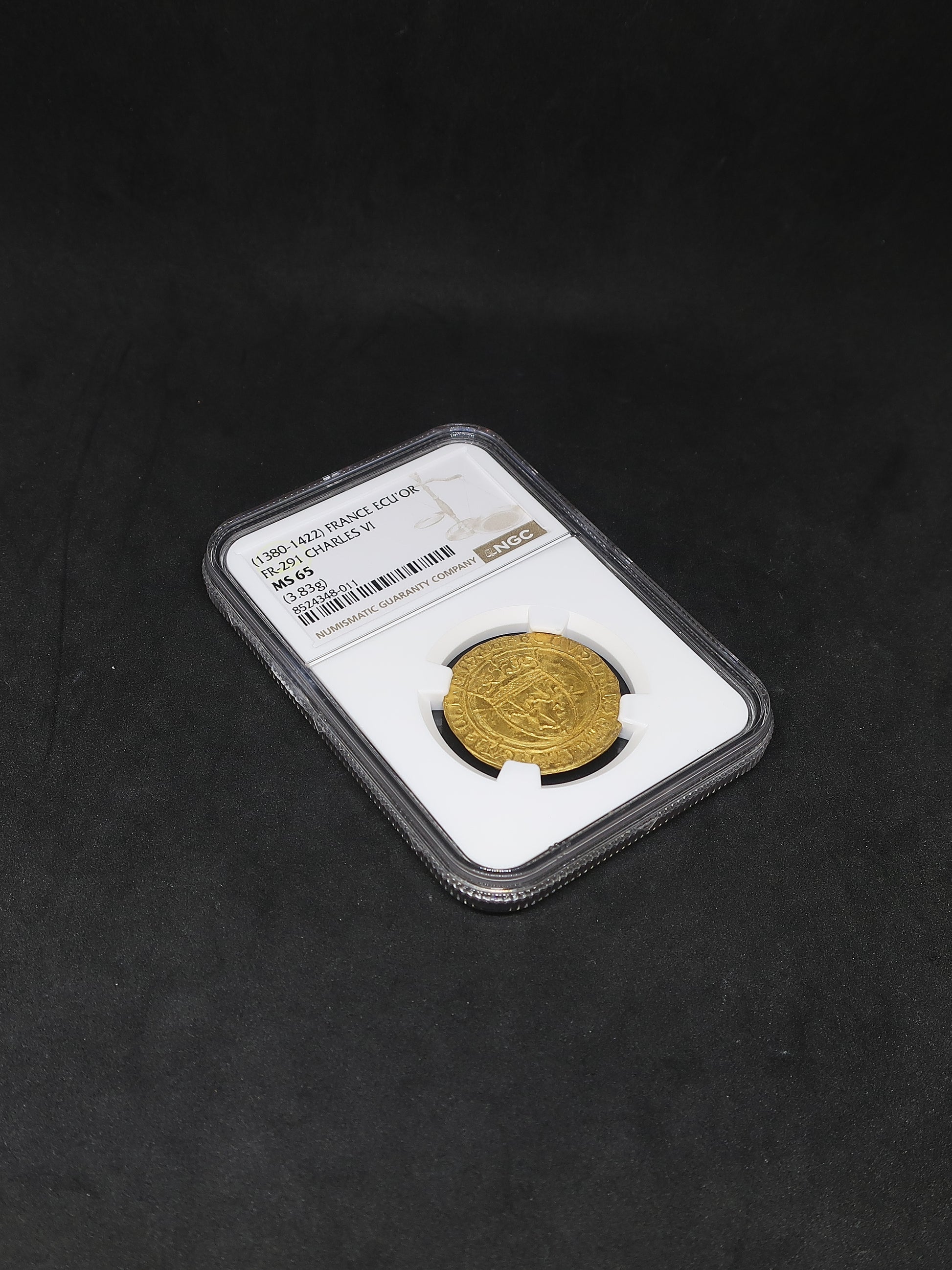 1380-1422 フランス エキュドール金貨 MS65 NGC鑑定済み