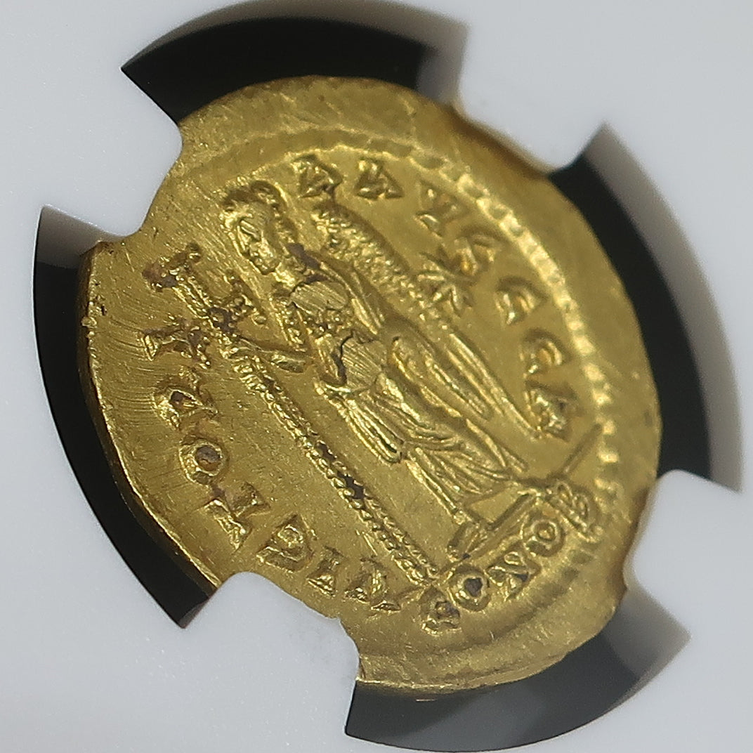 AD450-457 東ローマ帝国 ソリダス金貨 マルキアヌス ChXF5/5-2/5 NGC鑑定済み - CoinBlessing(コインブレッシング)