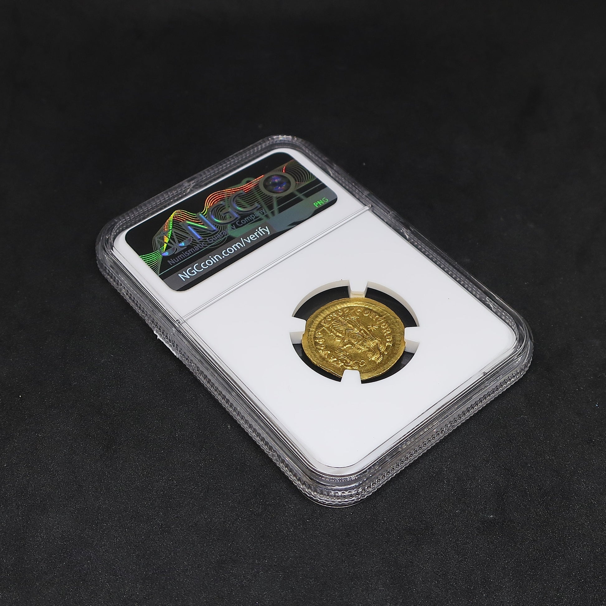AD402-450 東ローマ帝国 ソリダス金貨 テオドシウス2世 MS2/5-2/5 NGC鑑定済み - CoinBlessing(コインブレッシング)