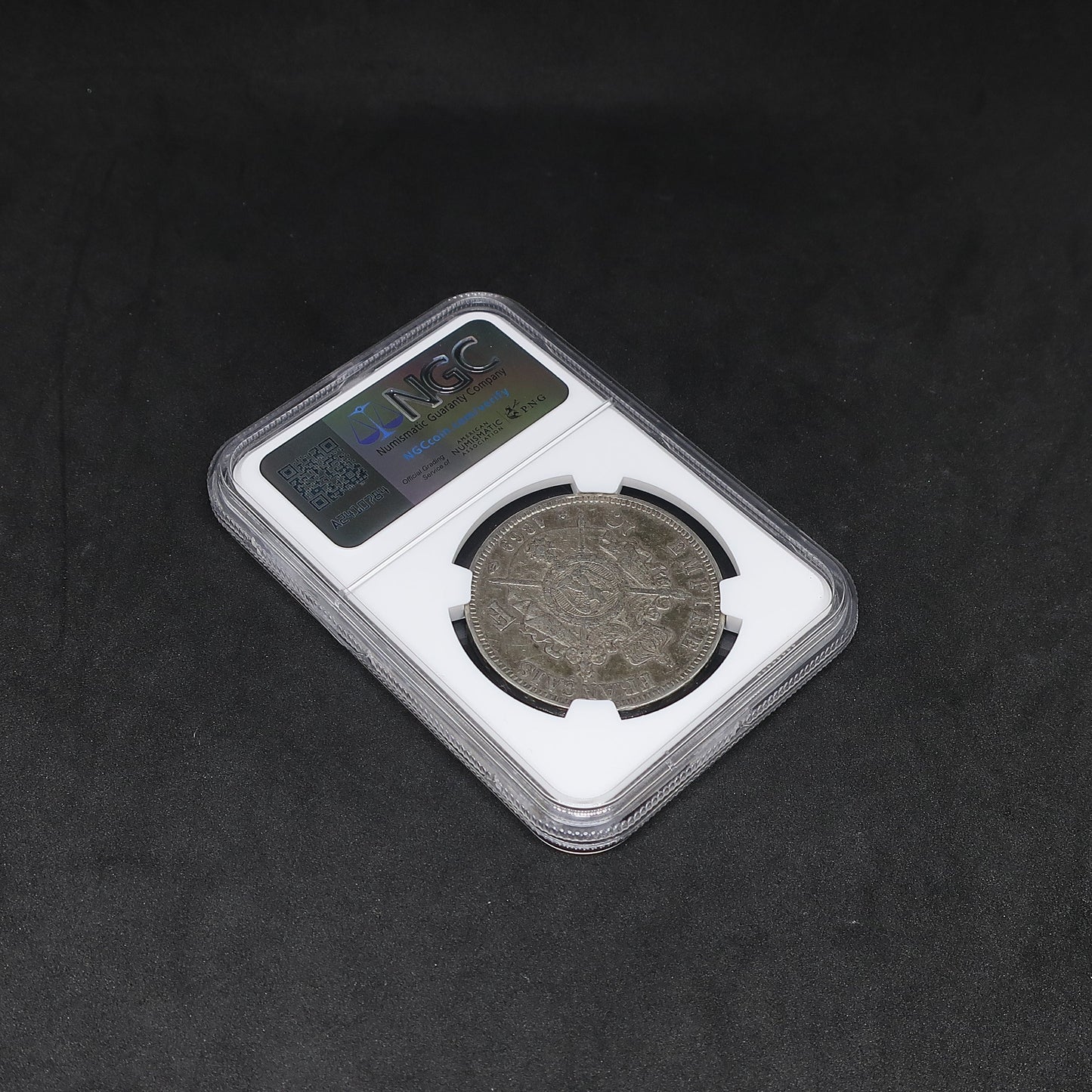 1869BB フランス 5フラン銀貨 ナポレオン3世 有冠 XF Details NGC鑑定済み - CoinBlessing(コインブレッシング)