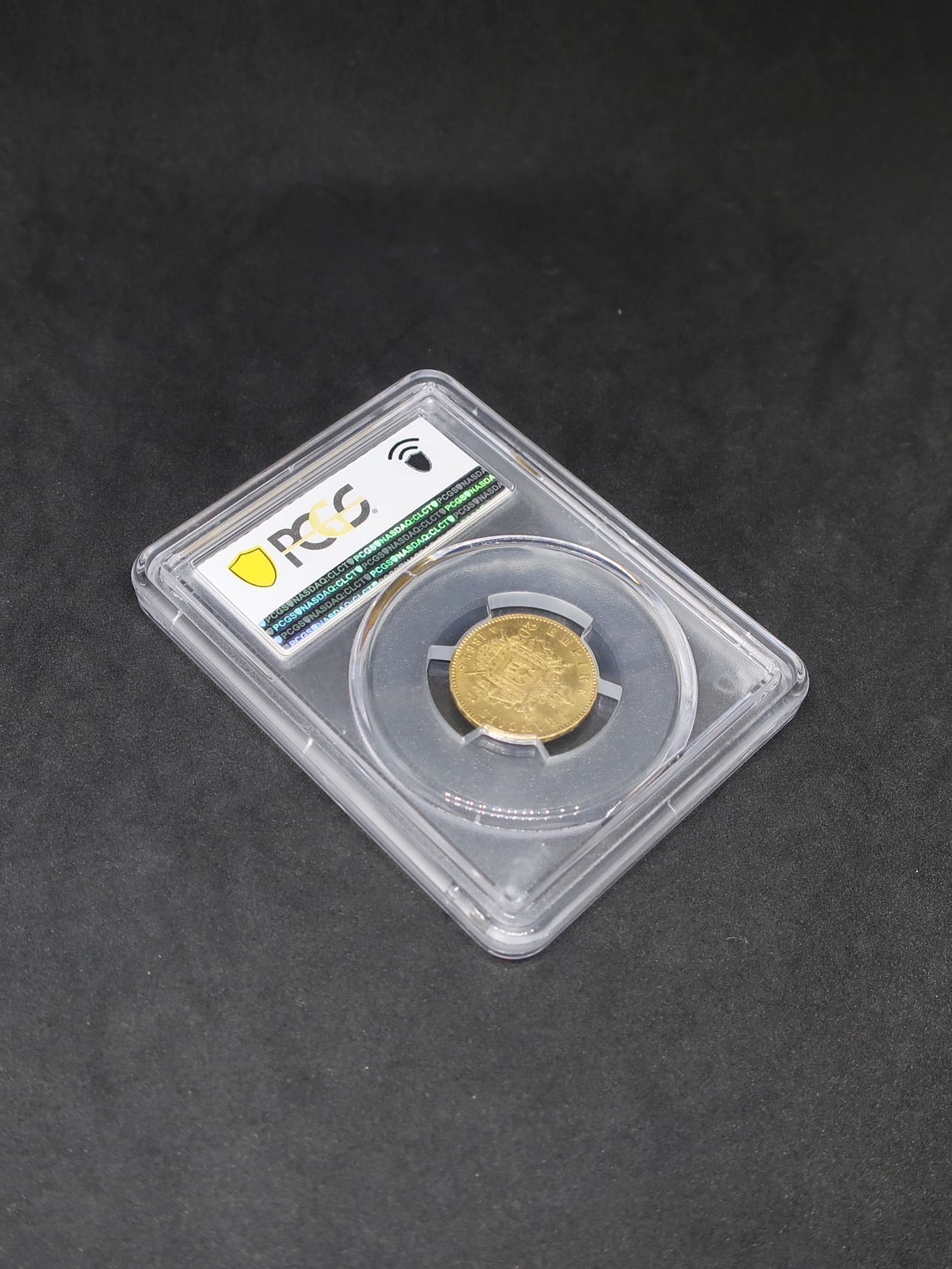 1868A フランス 20フラン金貨 ナポレオン3世 有冠 MS64 PCGS