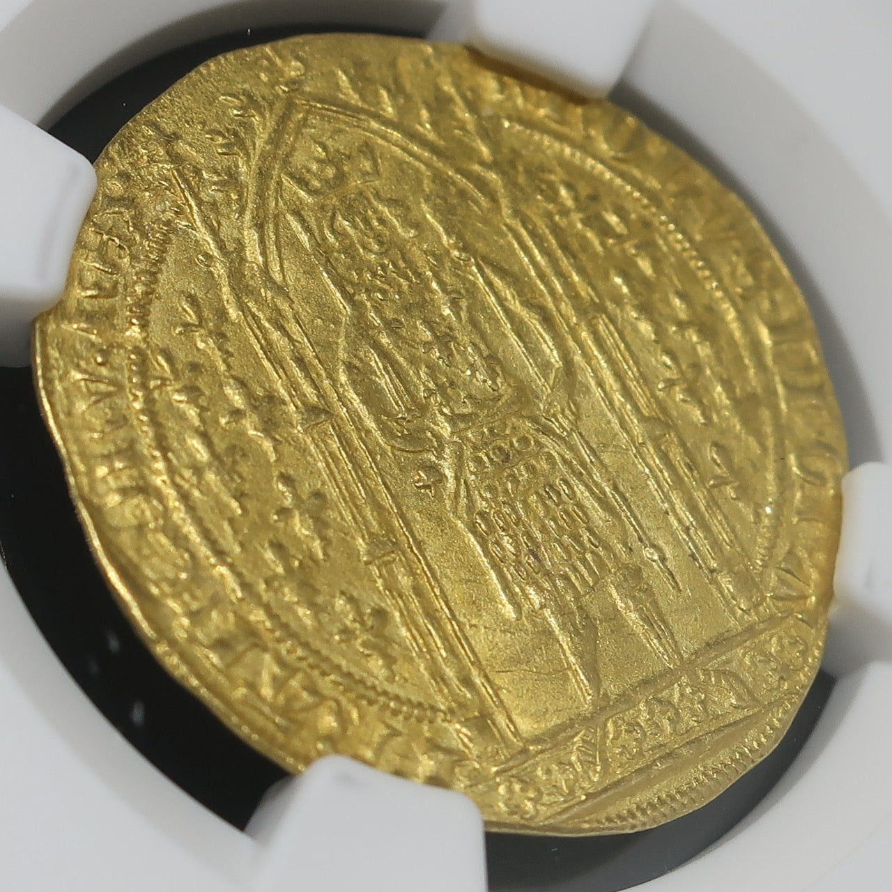 【賢明王】1364-1380 フランス フランカ・ピエ金貨 MS63 NGC シャルル5世 百年戦争