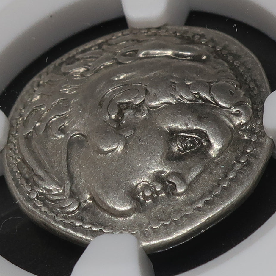 336-323 BC 古代マケドニア ドラクマ銀貨 アレキサンダー3世 ChVF4/5-4/5 NGC鑑定済み 画像6