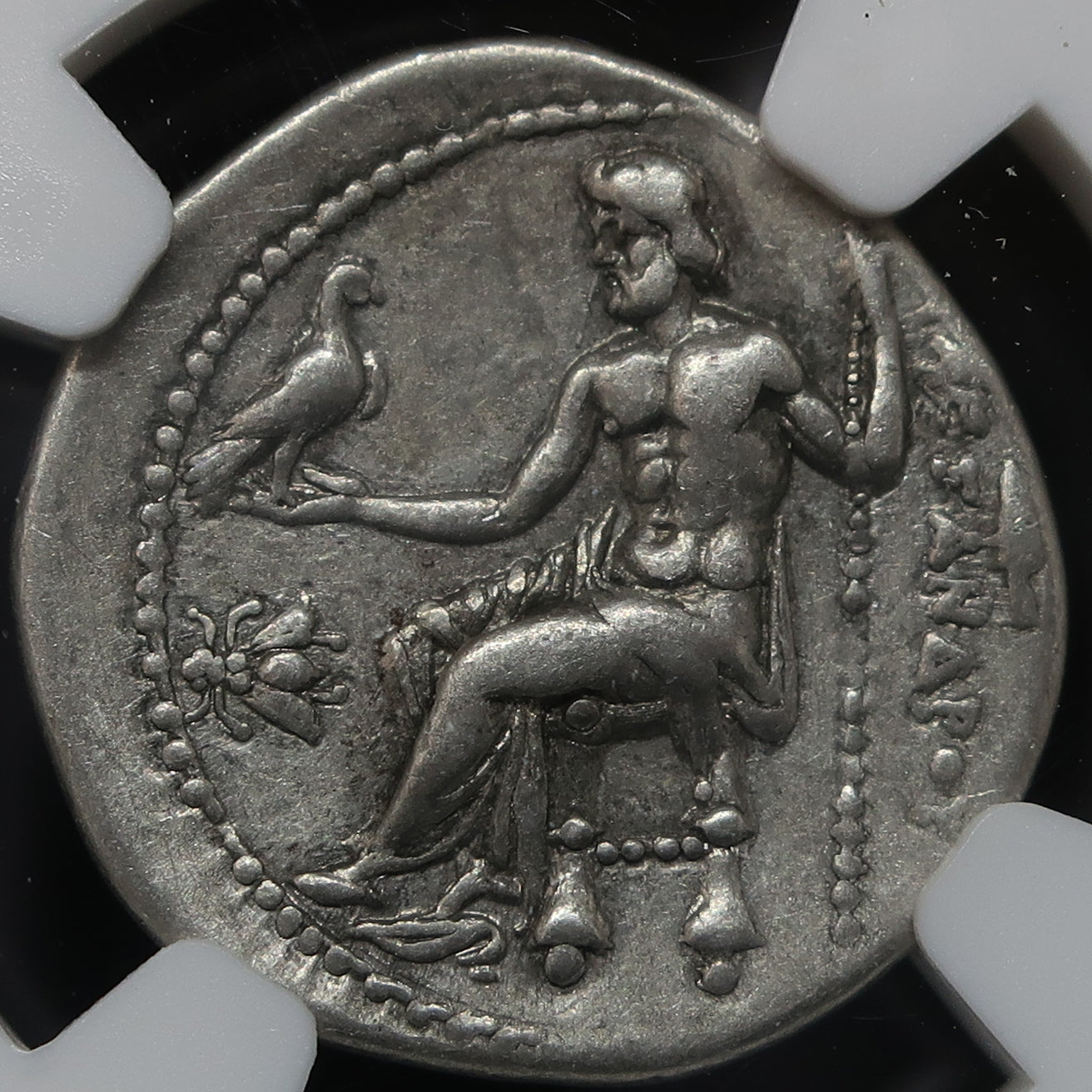 336-323 BC 古代マケドニア ドラクマ銀貨 アレキサンダー3世 ChVF4/5-4/5 NGC鑑定済み 画像11