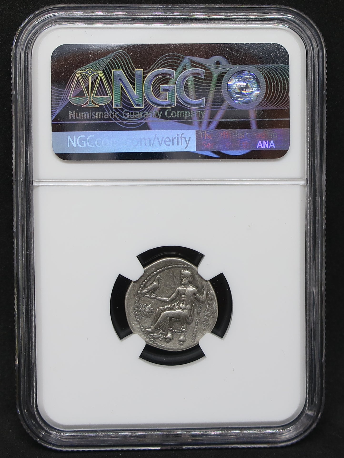 336-323 BC 古代マケドニア ドラクマ銀貨 アレキサンダー3世 ChVF4/5-4/5 NGC鑑定済み 画像5