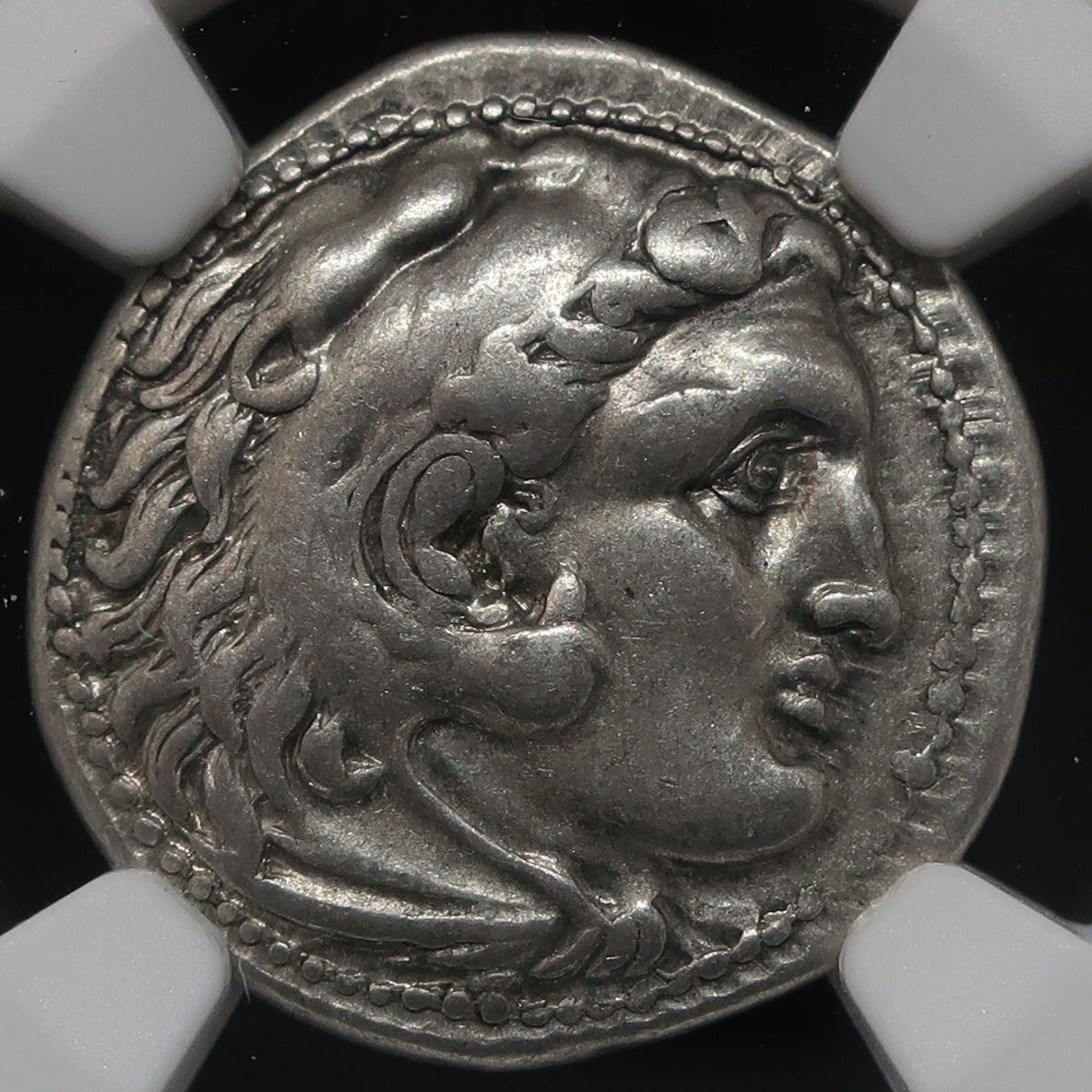 336-323 BC 古代マケドニア ドラクマ銀貨 アレキサンダー3世 ChVF4/5-4/5 NGC鑑定済み 画像10