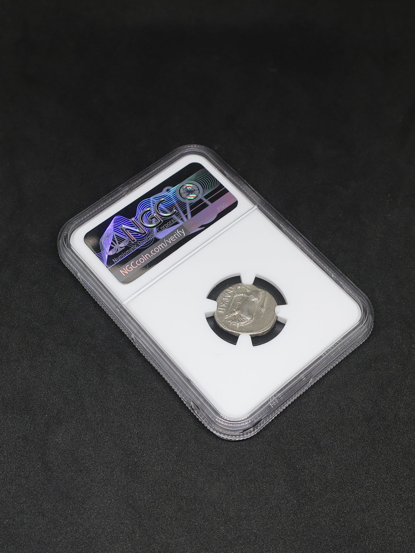 27 BC-AD 14 ローマ帝国 デナリウス銀貨 アウグストゥス XF4/5-4/5 NGC鑑定済み