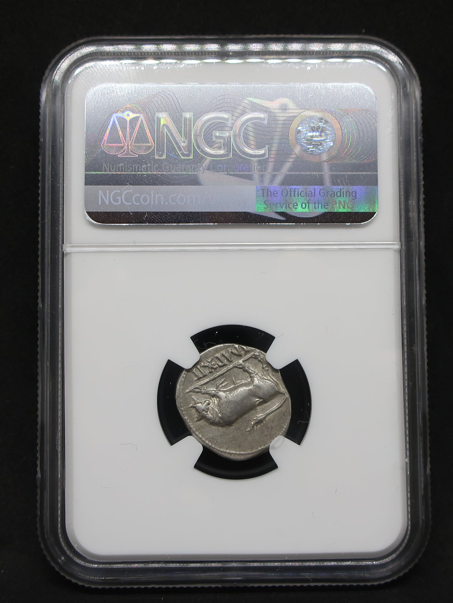 27 BC-AD 14 ローマ帝国 デナリウス銀貨 アウグストゥス XF4/5-4/5 NGC鑑定済み