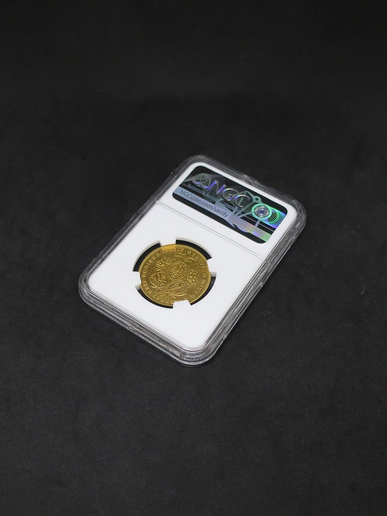 1700 ドイツ ニュルンベルク 2ダカット金貨 神聖ローマ帝国 MS61 NGC image9