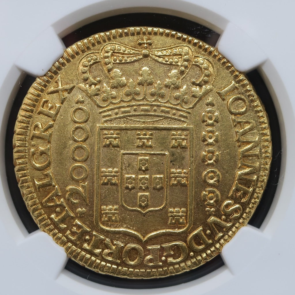 1727M ブラジル 20000レイス 超大型金貨 MS62 NGC - CoinBlessing