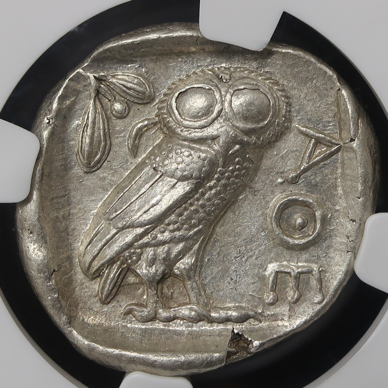 440-404 BC 古代ギリシャ アッティカ アテネ テトラドラクマ銀貨 MS5/5-4/5 NGC –  CoinBlessing(コインブレッシング)