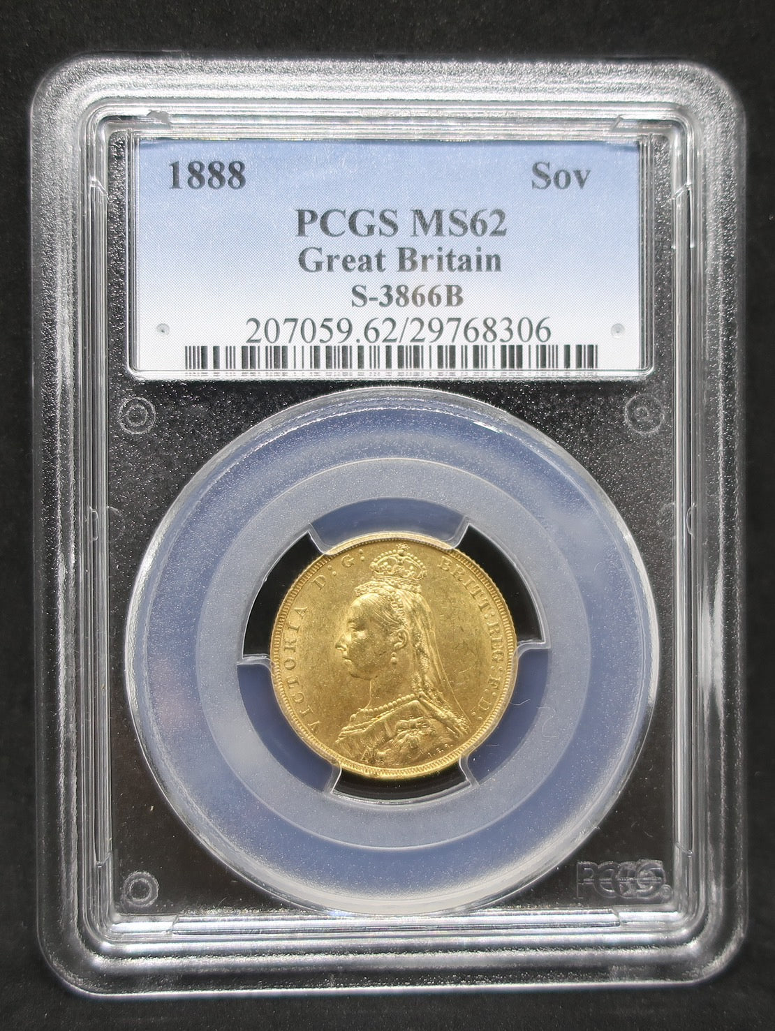 1888 イギリス ソブリン金貨 ジュビリーヘッド MS62 PCGS - CoinBlessing