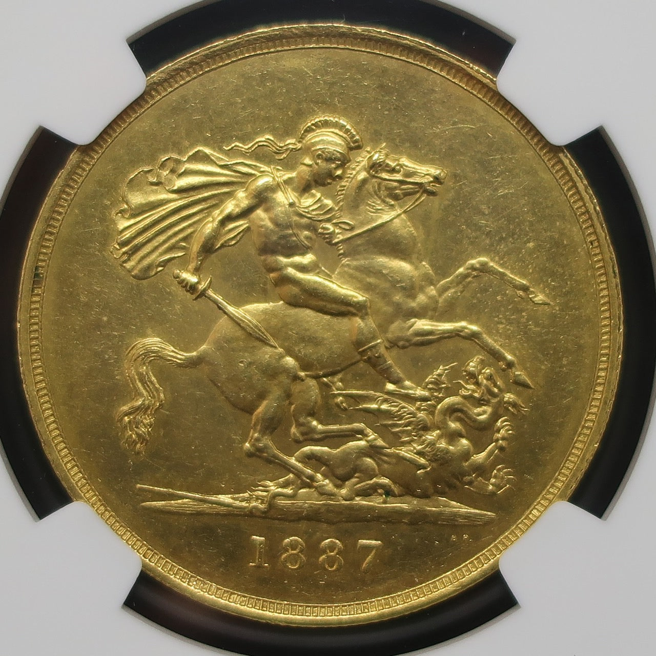 1892 イギリス ヴィクトリア女王 ジュビリーヘッド 1ソブリン 金貨 NGC