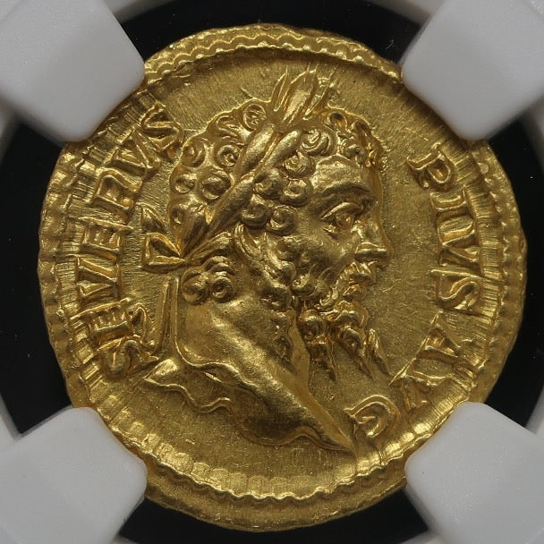 AD193-211 ローマ帝国 アウレウス金貨 セプティミウス セウェルス MS5/5-4/5 NGC - CoinBlessing