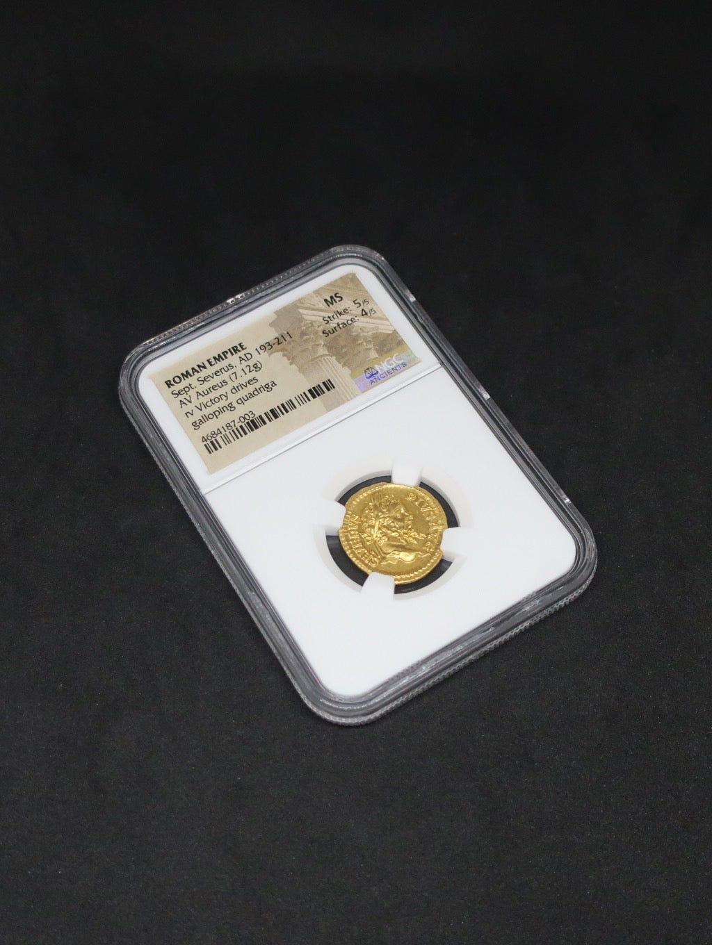 AD193-211 ローマ帝国 アウレウス金貨 セプティミウス セウェルス MS5/5-4/5 NGC - CoinBlessing