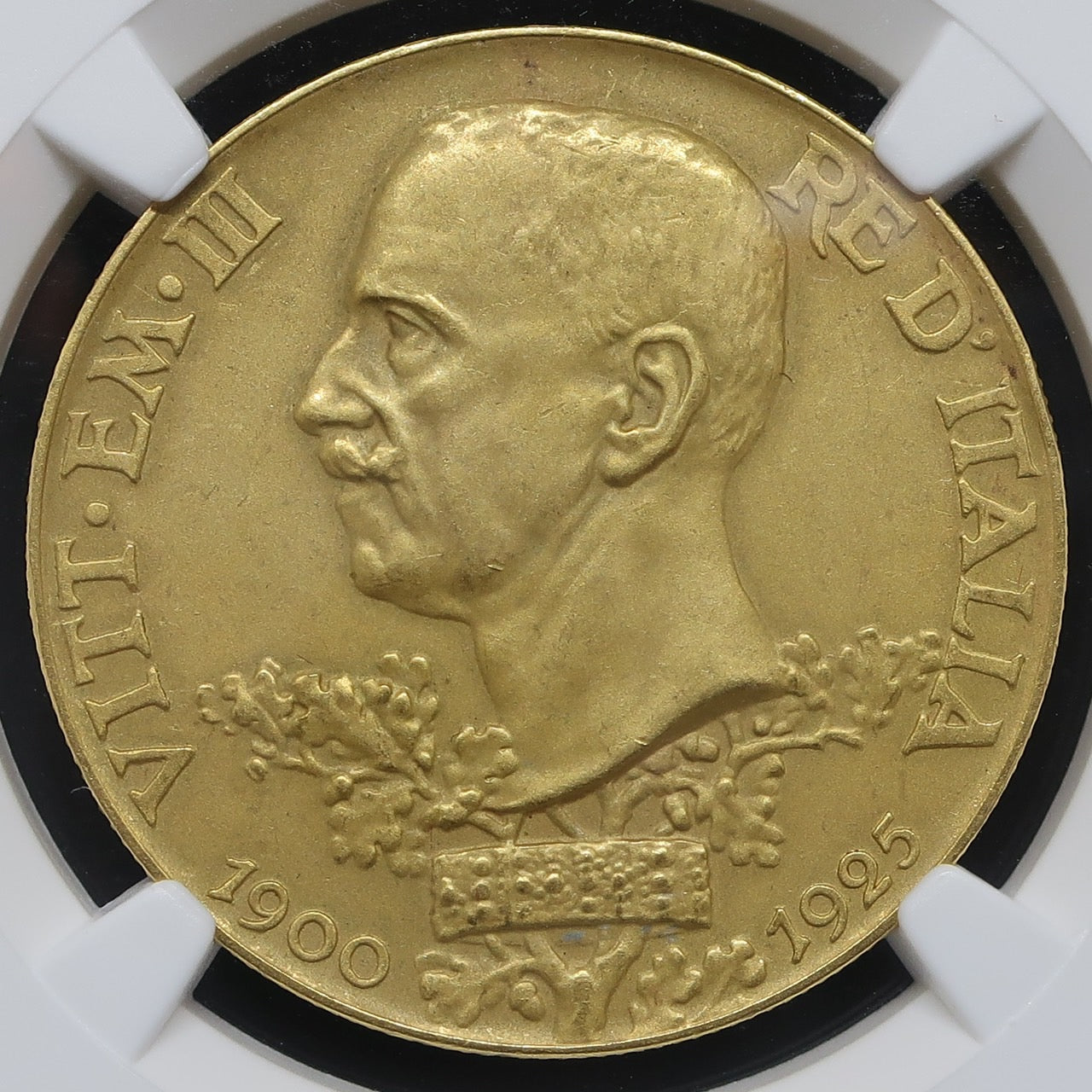 1925 イタリア 100リレ金貨 ヴィットリオ・エマニュエレ3世 PF62 MATTE NGC - CoinBlessing(コインブレッシング)