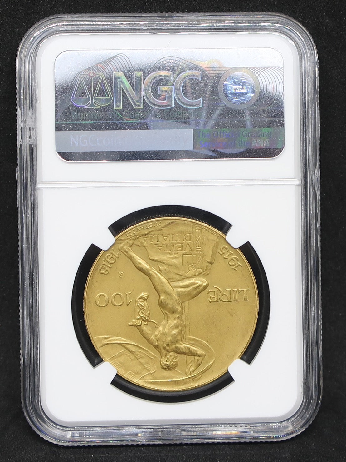 1925 イタリア 100リレ金貨 ヴィットリオ・エマニュエレ3世 PF62 MATTE NGC - CoinBlessing(コインブレッシング)