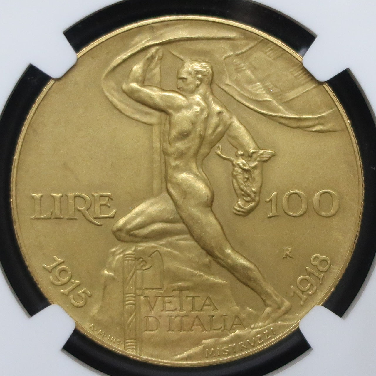 1925 イタリア 100リレ金貨 ヴィットリオ・エマニュエレ3世 PF62 MATTE NGC - CoinBlessing(コインブレッシング)